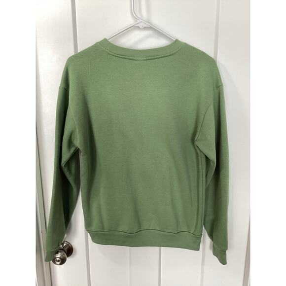 Disney Character Embroidery 101 Dalmatian London England Sweatshirt Green Small - Picture 5 of 10